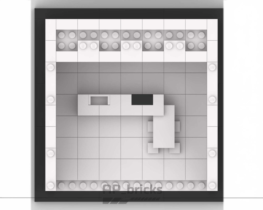 LEGO MOC-244733 MINIMAL_KITCHEN_1_scale_1:85 by AP_bricks | Rebrickable ...