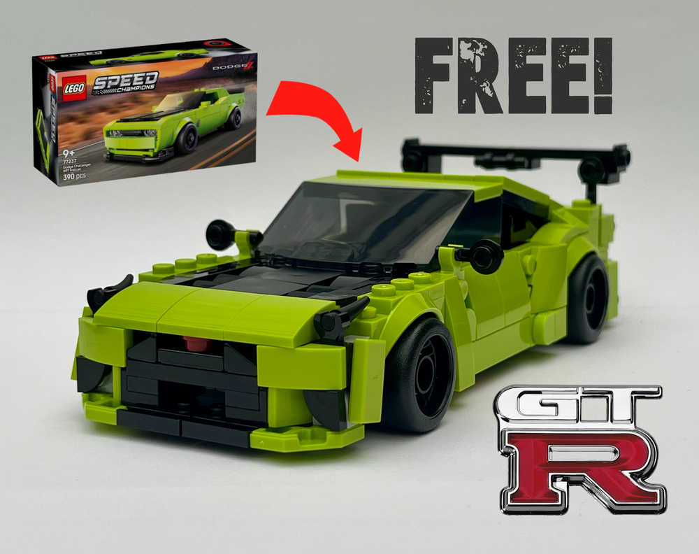 LEGO MOC [FREE] 77237 Nissan GT-R R35 LBWK by YourFavouriteMocs