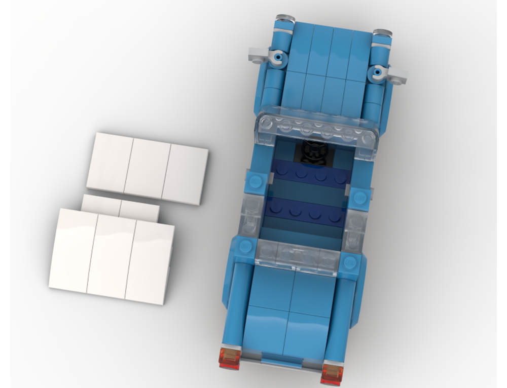 LEGO MOC 1962 ford anglia (from H*rry Potter and the ch*mber of secrets ...