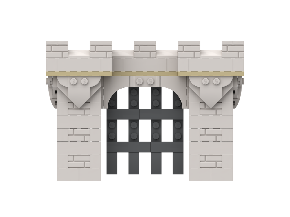 LEGO MOC-244875 White Castle Gate - Scenery by BricksByPeter ...