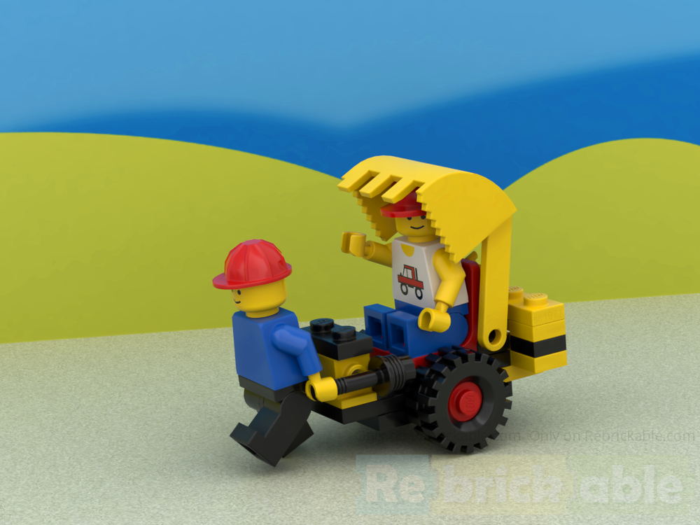 LEGO MOC-244932 6678 Rickshaw by se1977 | Rebrickable - Build with LEGO
