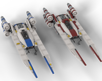 Refit Version of U Wing Starfighter