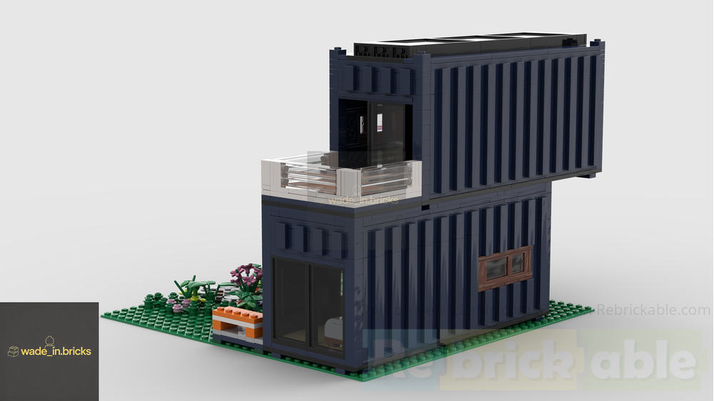 LEGO MOC-245052 Staggered Container House by wade_in.bricks ...