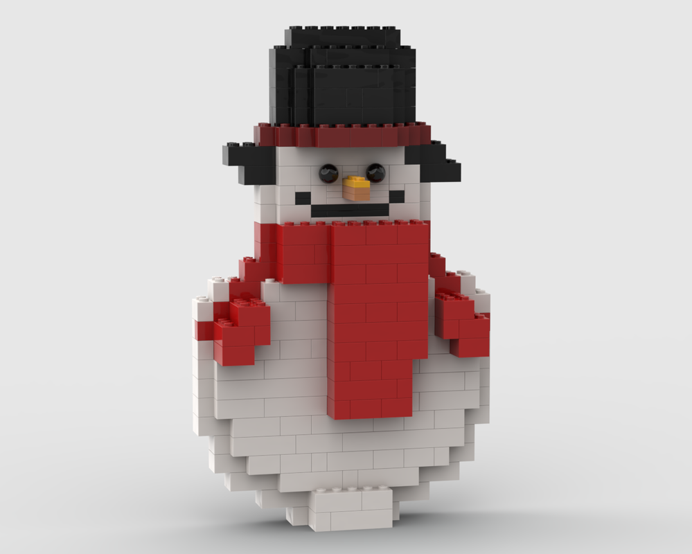 LEGO MOC-245143 The happy snowman by jval | Rebrickable - Build with LEGO