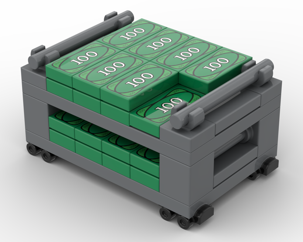 LEGO MOC-245157 Money Cart – CB009 by cfrBernard | Rebrickable - Build ...