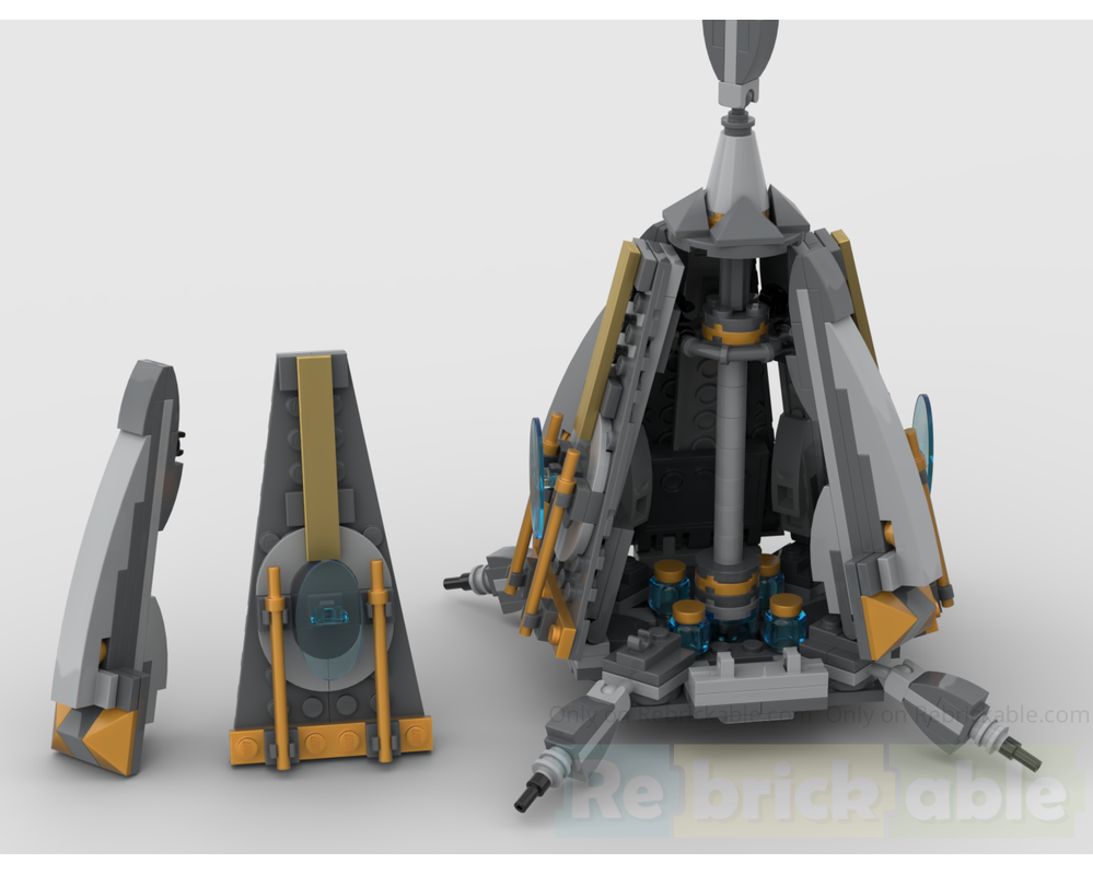 LEGO MOC-245276 Ssi-Ruuvi Imperium Swarm-class Droid Starfighter by ...