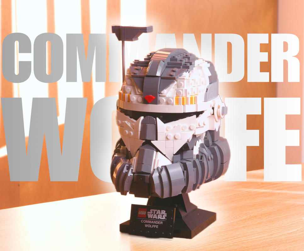 LEGO MOC-245296 Commander Wolffe Helmet by Brick Bros