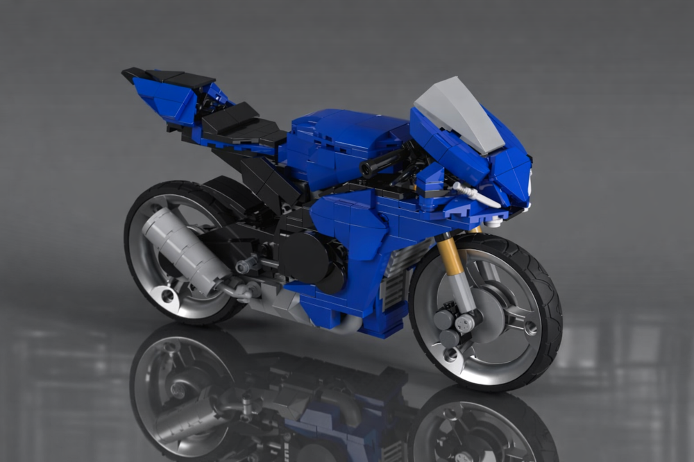 LEGO MOC-245309 Yamaha R1 1:10 by 3run0 | Rebrickable - Build with LEGO