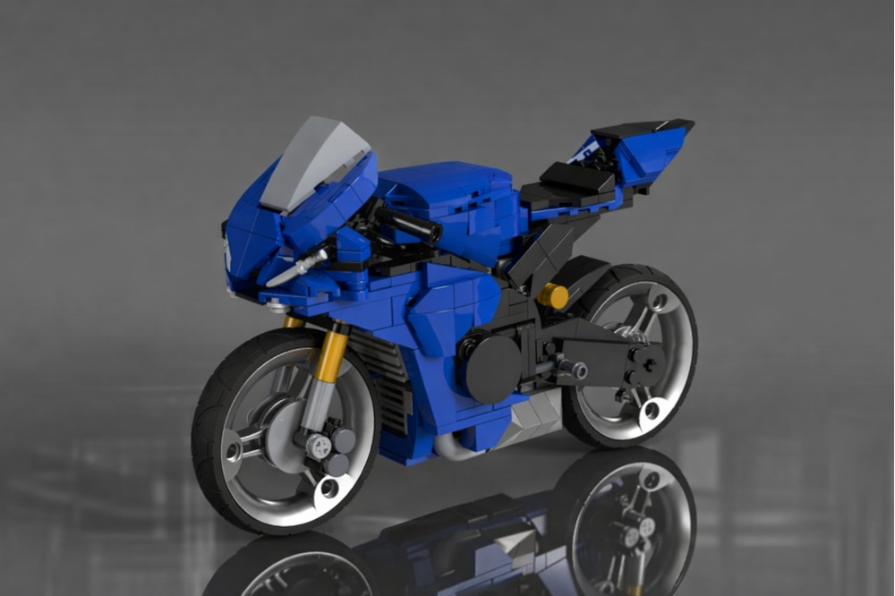 LEGO MOC-245309 Yamaha R1 1:10 by 3run0 | Rebrickable - Build with LEGO