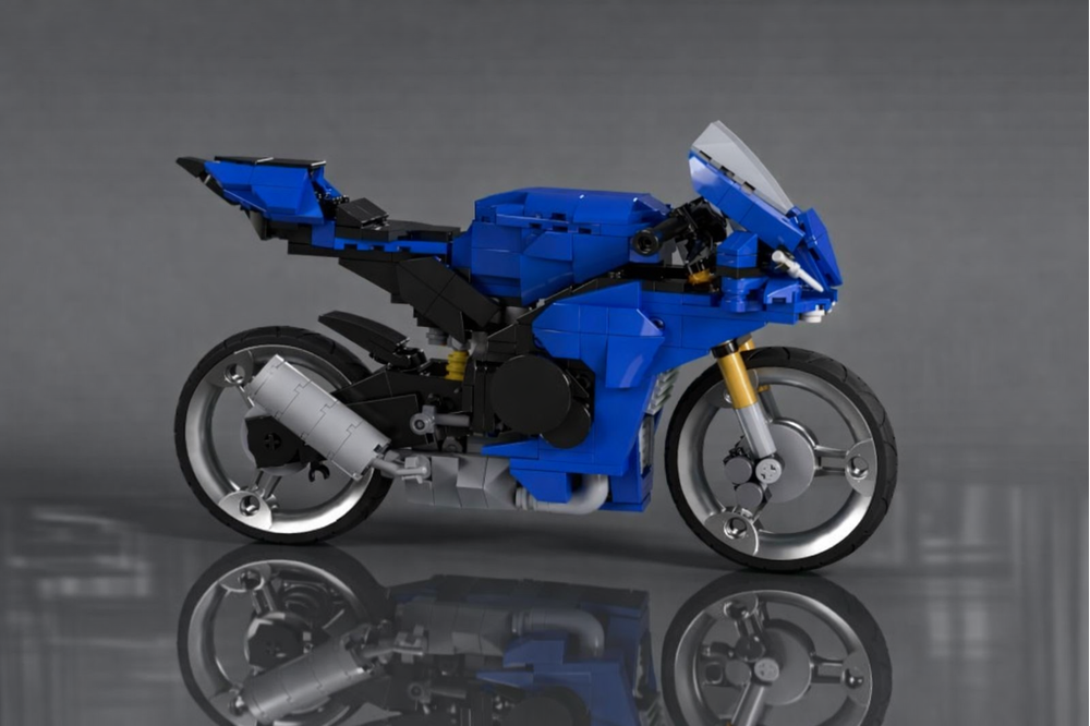 LEGO MOC-245309 Yamaha R1 1:10 by 3run0 | Rebrickable - Build with LEGO