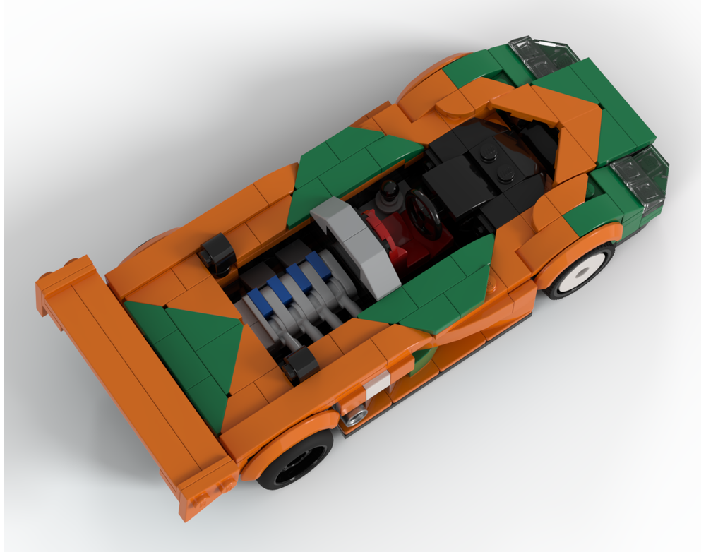 LEGO MOC-245443 Mazda 787B 8wide by Linse | Rebrickable - Build