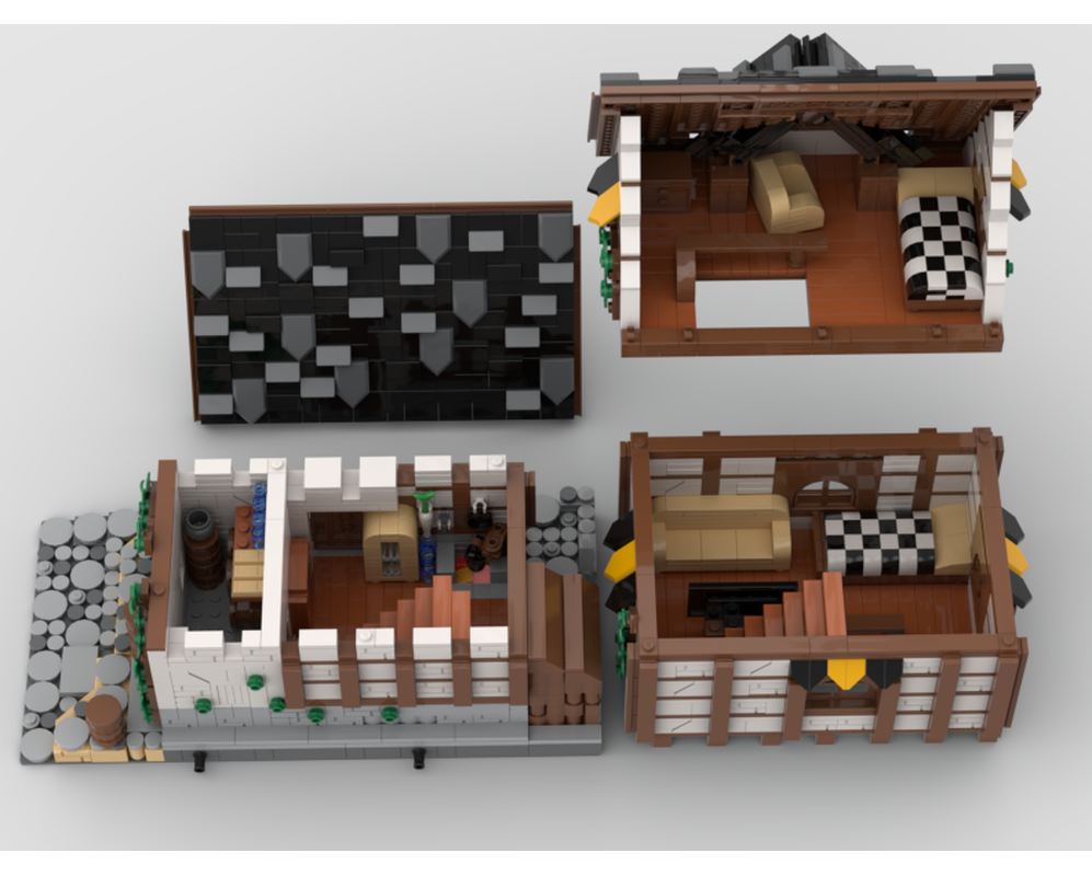 LEGO MOC-245535 The Winemaker (Medieval modular building) by raphi98 ...