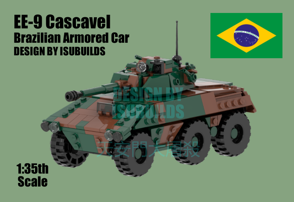 LEGO MOC-245539 EE-9 Cascavel by Isubuilds | Rebrickable - Build