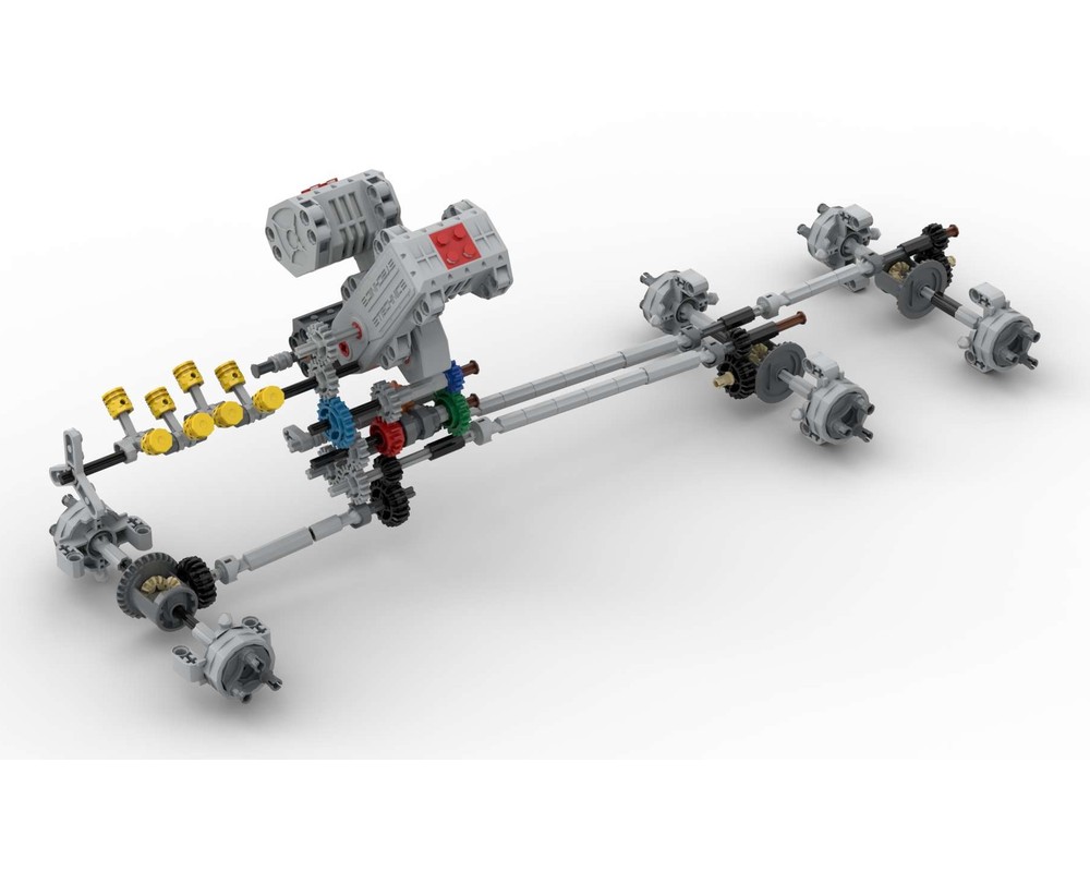 LEGO MOC-245558 KrAZ-255 [Improved version] by Stinkwell Exhaust