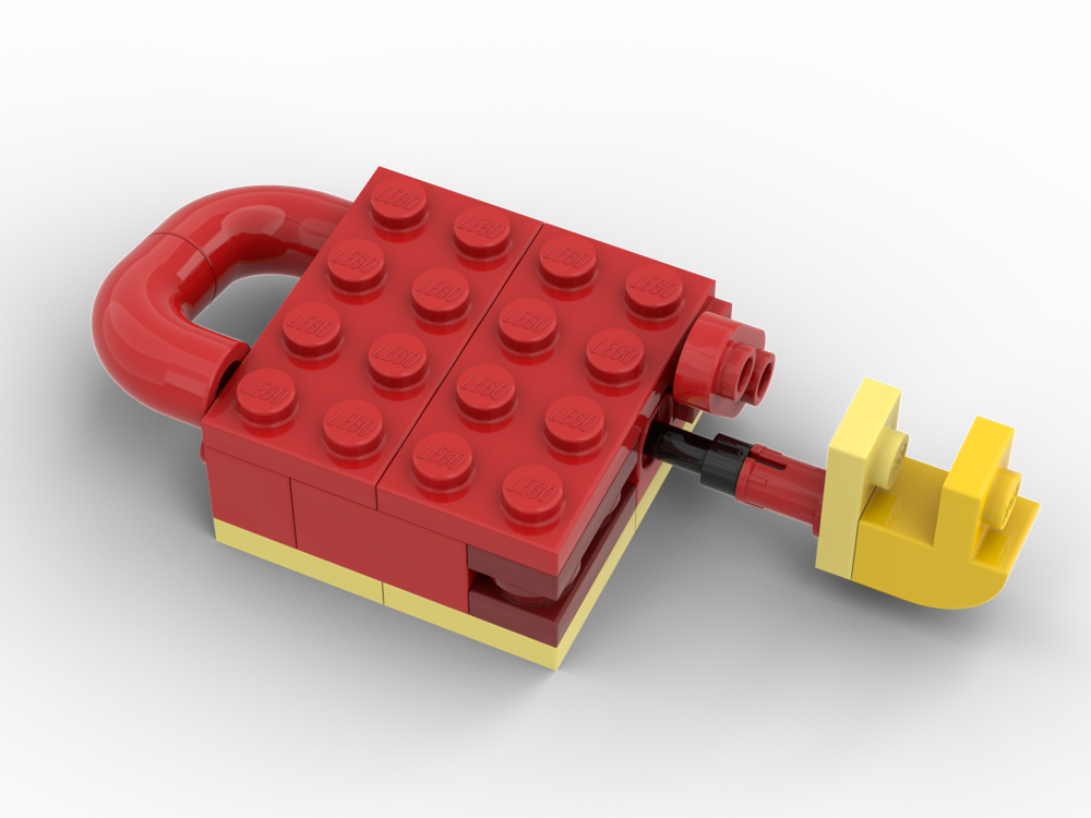 LEGO MOC-245662 31145 Lock with Key by Rovel | Rebrickable - Build with ...
