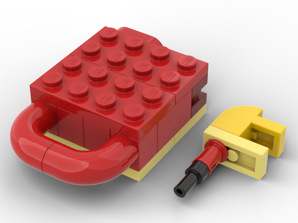 LEGO MOC-245662 31145 Lock with Key by Rovel | Rebrickable - Build with ...