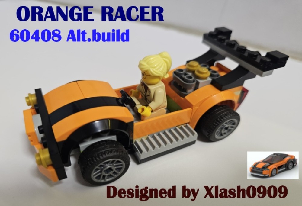 LEGO MOC-245772 60408 ORANGE RACER by xlash0909 | Rebrickable - Build ...