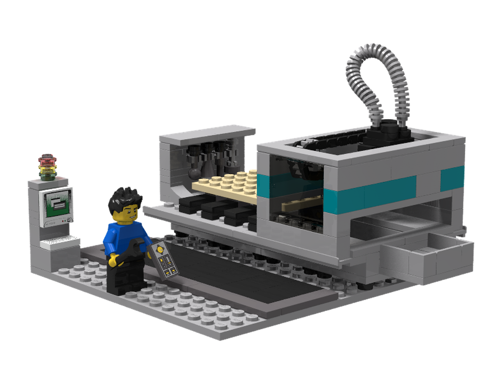 LEGO MOC-245826 Biesse CNC Router by cmrgoncalves | Rebrickable - Build ...
