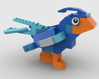 Blue-Crested Studdybird