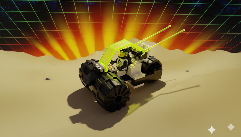 LEGO MOC-245895 (6851) Blacktron Myrax Trike by Sincress | Rebrickable ...