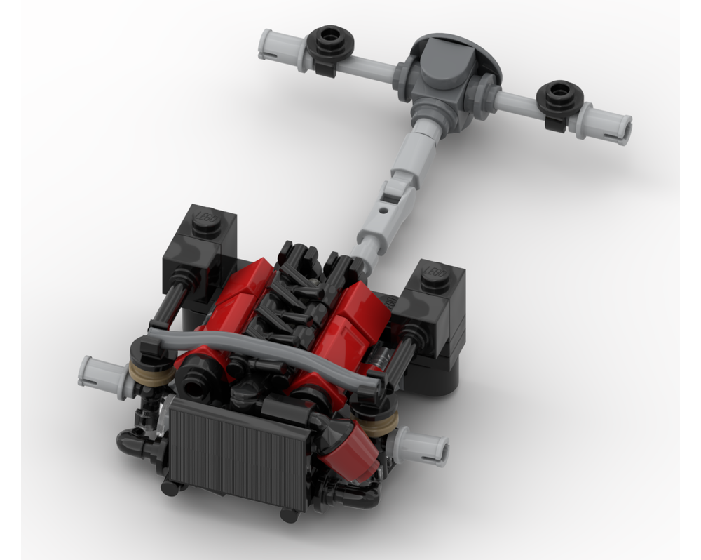 LEGO MOC-245898 LS7 Drift Chassis by Kaze Bricks | Rebrickable - Build ...