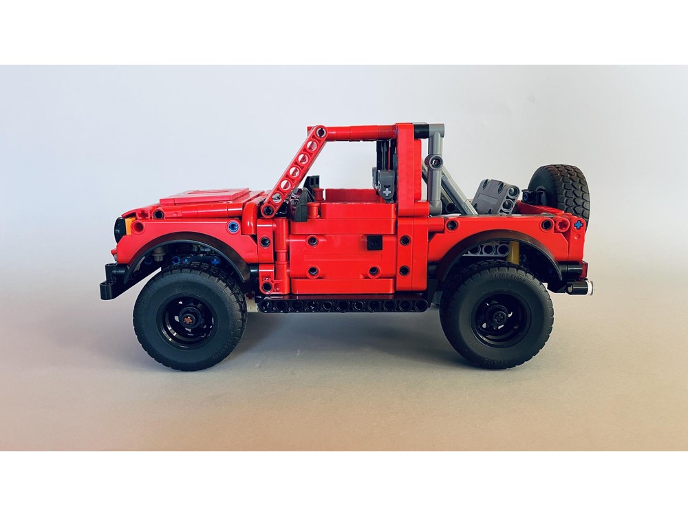 LEGO MOC-245910 42213 C model Suzuki Samurai by gyenesvi