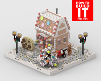 Winter Village - Display for set 40809 - Festive Gingerbread House