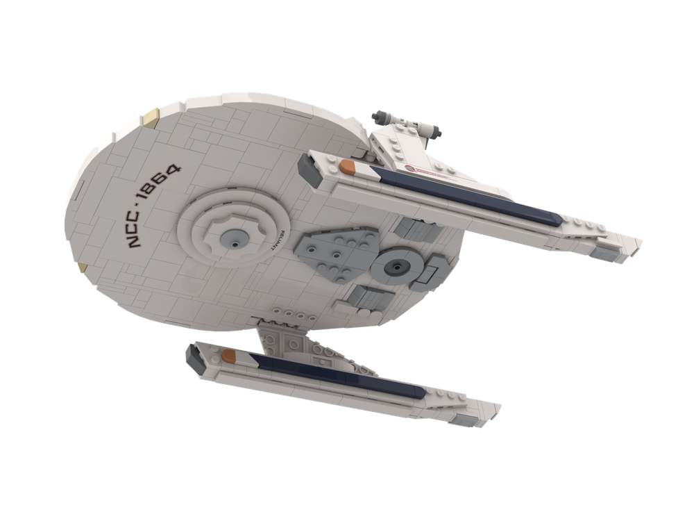 LEGO MOC-246080 Miranda Class Starship, Star Trek (USS Reliant) by