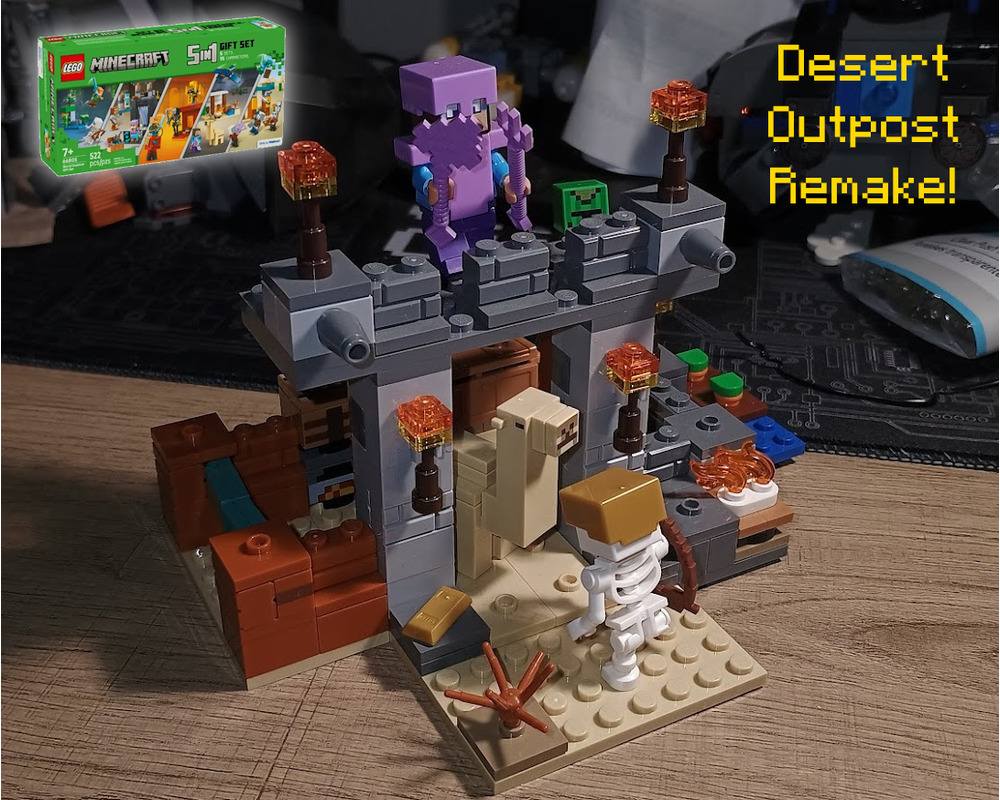 LEGO MOC-246087 4-in-1 The Desert Outpost, Warped Forest Battle, Armory ...