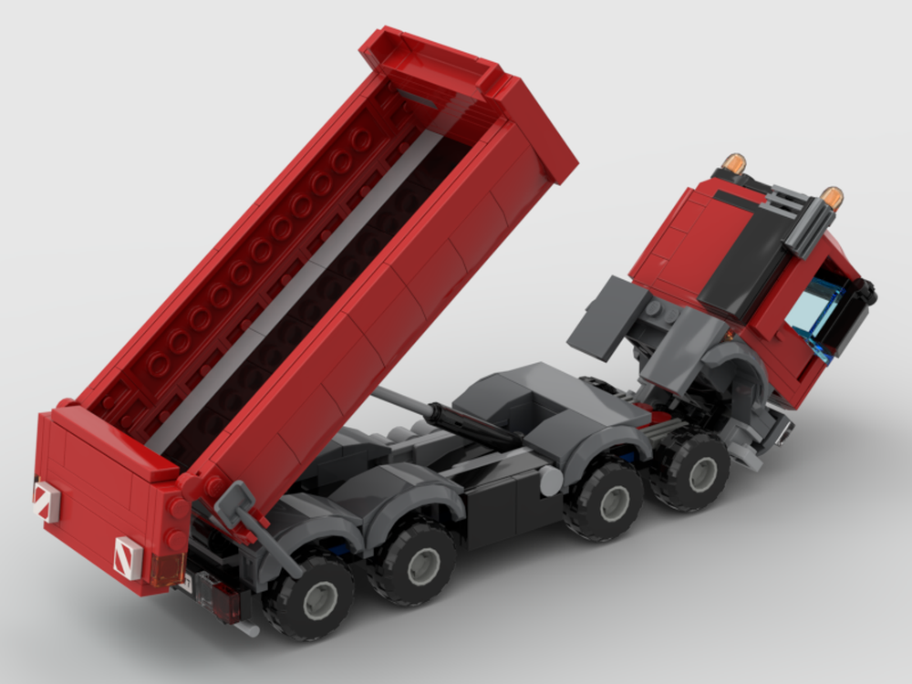 LEGO MOC-246109 Red tipper truck by kotska261 | Rebrickable - Build ...