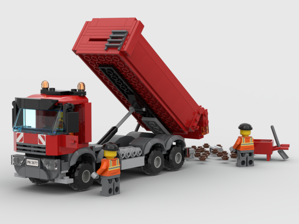 LEGO MOC-246109 Red tipper truck by kotska261 | Rebrickable - Build ...