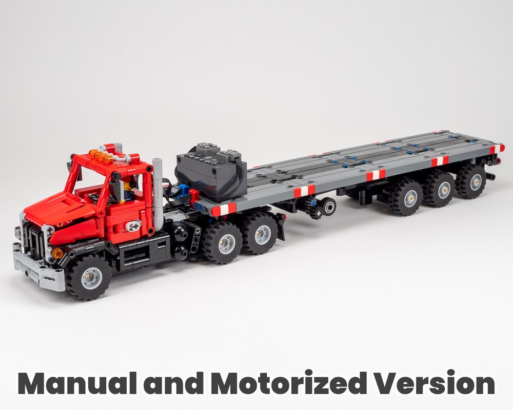 LEGO MOC-246143 Heavy-Duty Truck and Steering Axle Trailer by Nico71 ...