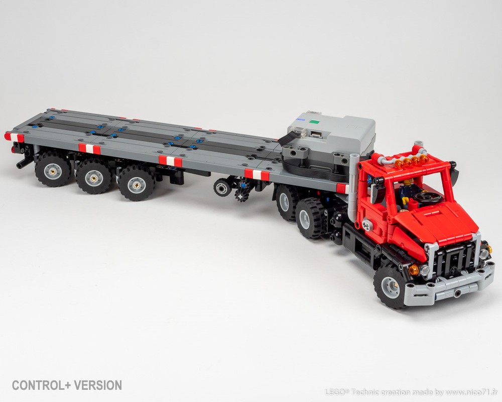 LEGO MOC-246143 Heavy-Duty Truck and Steering Axle Trailer by Nico71 ...