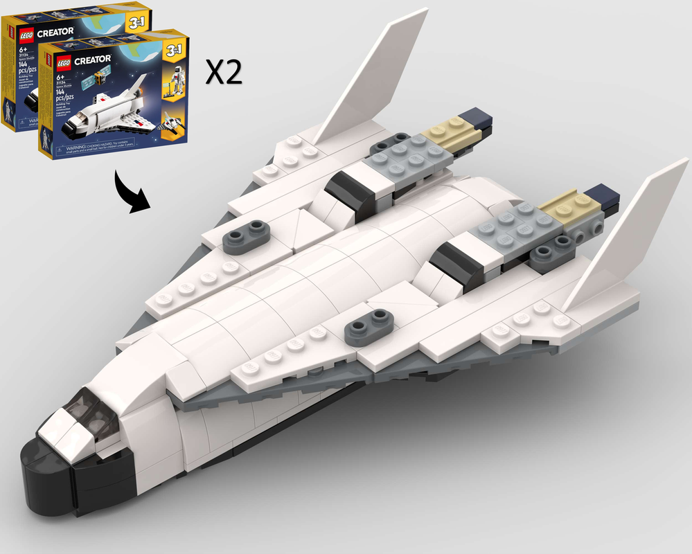 LEGO MOC-246174 RDA Valkyrie SSTO Shuttle - Alternate Build of 2 x ...
