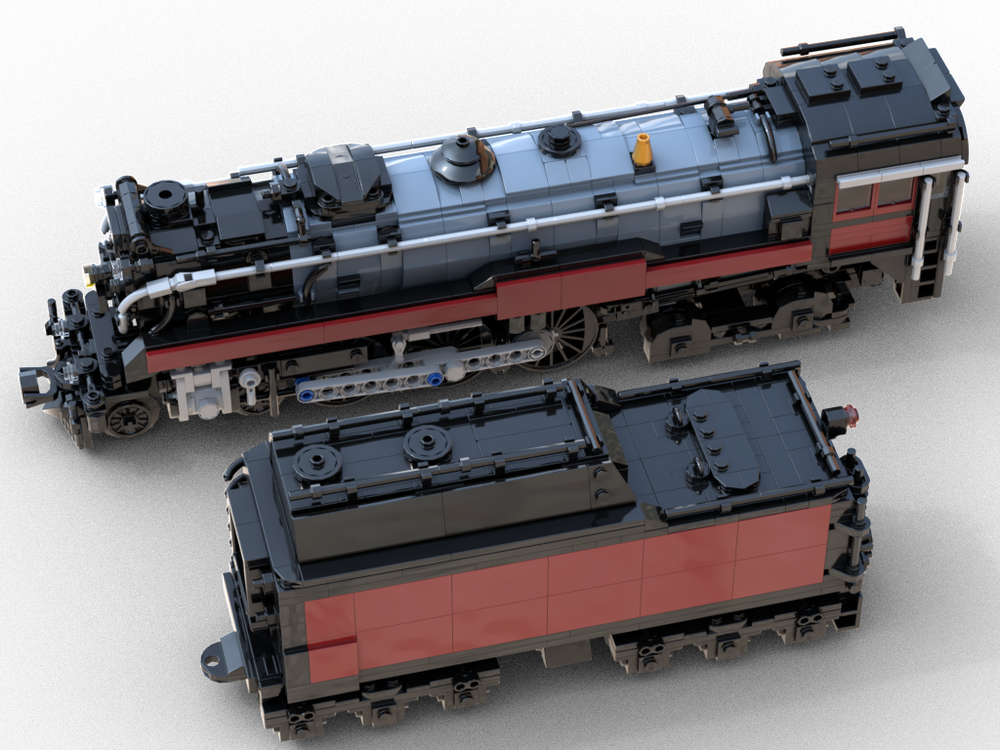 LEGO MOC-246178 1:48 Canadian Pacific H1b 4-6-4 “Hudson” (Powered