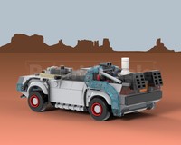LEGO MOC-246210 BTTF 3 - Desert DeLorean (mod for 77256) by