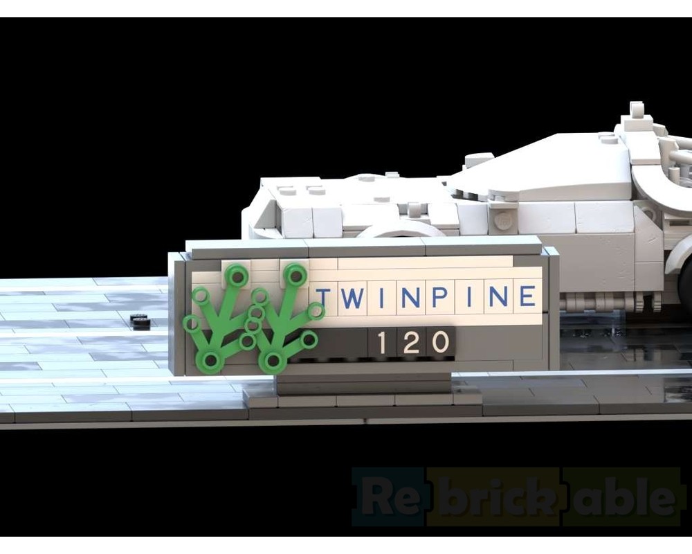 LEGO MOC-246262 Display for 77256 Time Machine from Back to the Future ...
