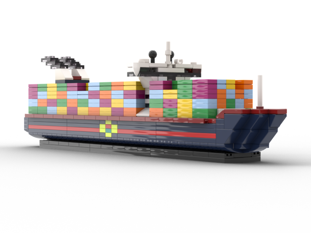 LEGO MOC-246375 Container Ship by martin_mlf | Rebrickable - Build with ...