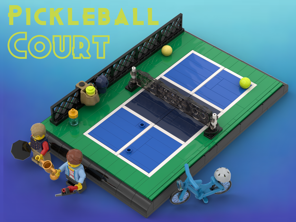 LEGO MOC-246433 Pickleball Courts by Galaxy333 | Rebrickable - Build ...