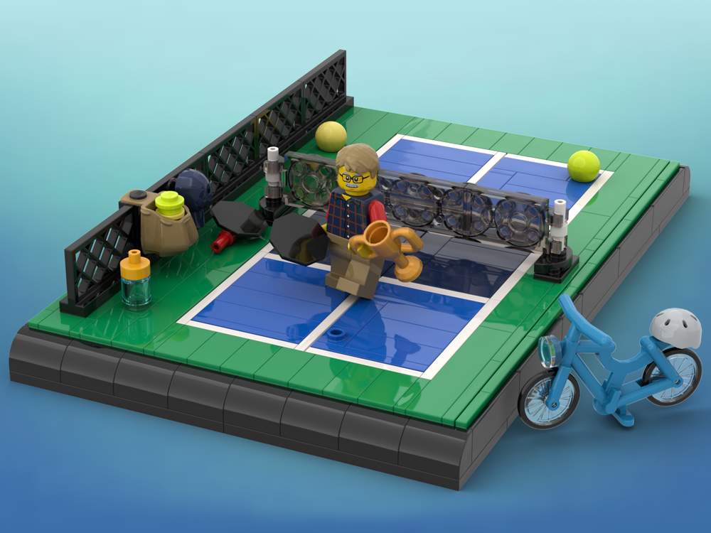 LEGO MOC-246433 Pickleball Courts by Galaxy333 | Rebrickable - Build ...