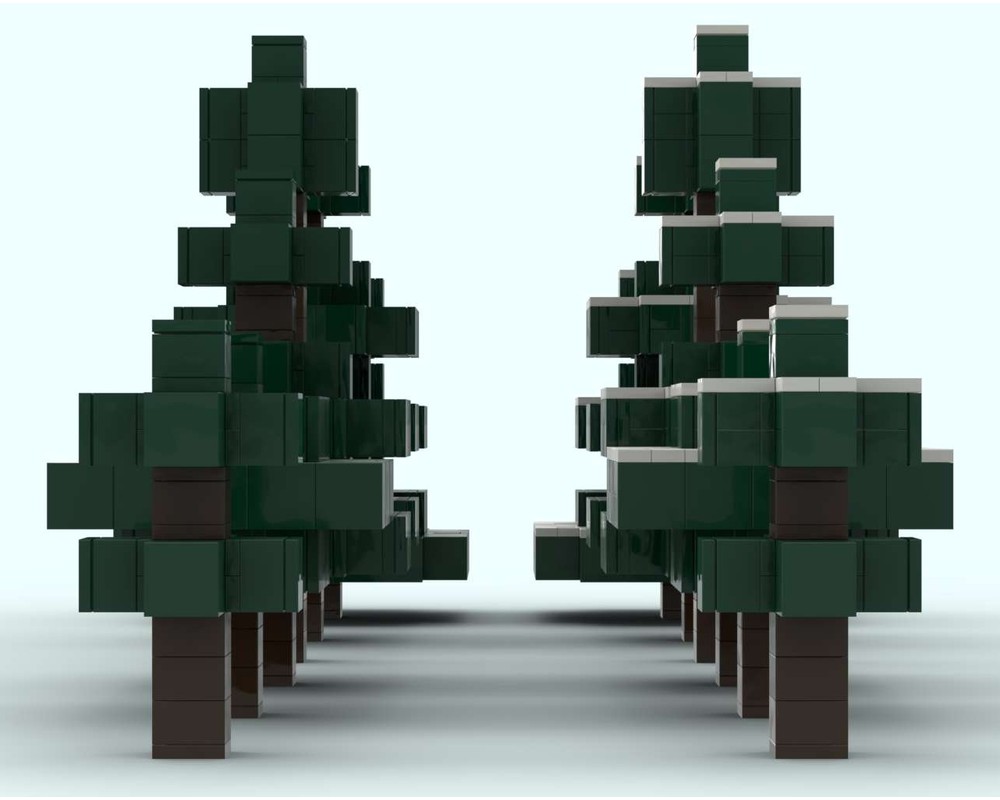 LEGO MOC-246478 Block Accurate Spruce Trees by CloneFlame102 ...