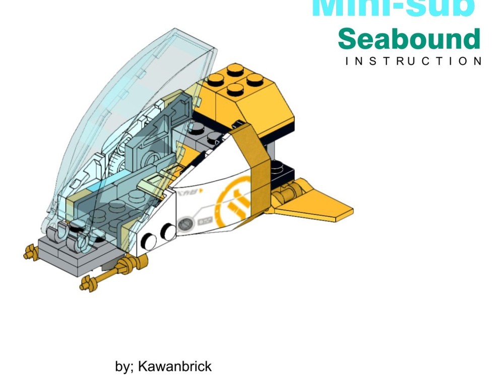 LEGO MOC Zane's Mini Sub by Kawanbrick | Rebrickable - Build with LEGO