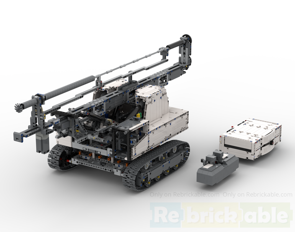 LEGO MOC Liebherr LB Rotary Drilling Rig (42100 Alternate) by ...