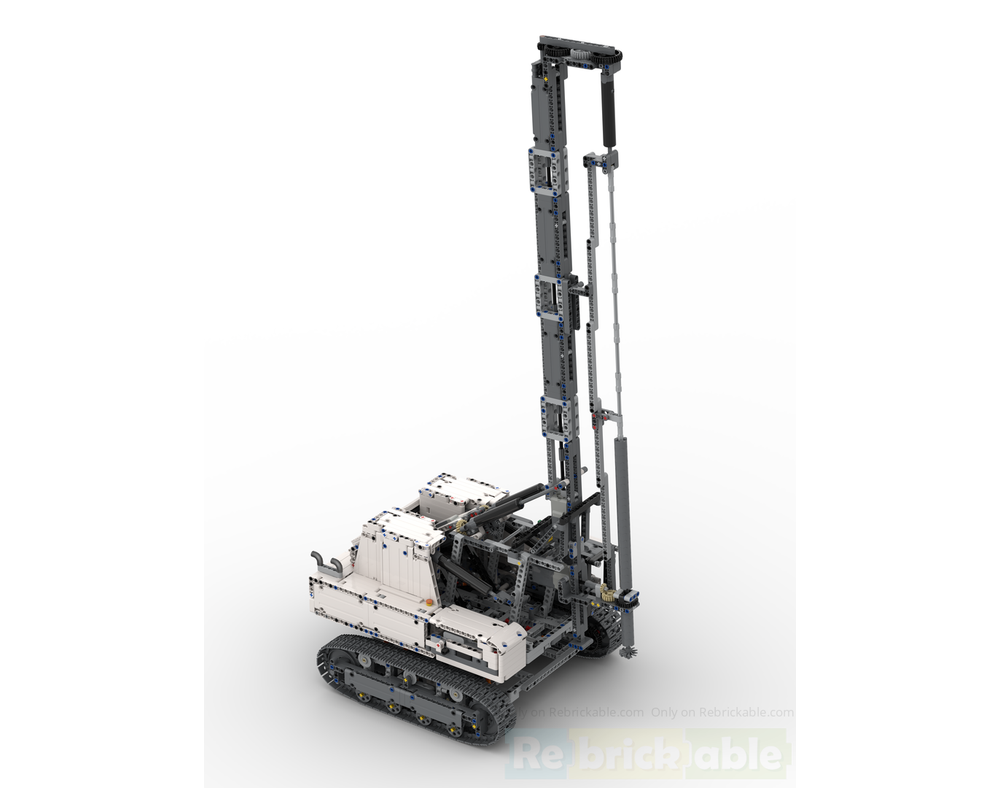 LEGO MOC Liebherr LB Rotary Drilling Rig (42100 Alternate) by ...