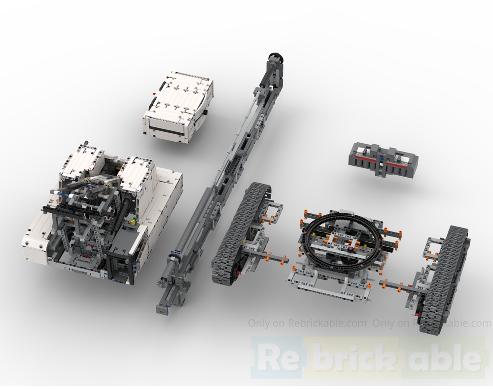 LEGO MOC Liebherr LB Rotary Drilling Rig (42100 Alternate) by ...