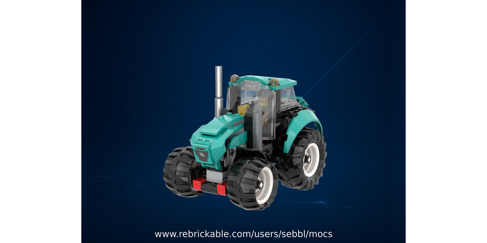 LEGO MOC-246549 60498: Transforming Tractor / Old Mech 