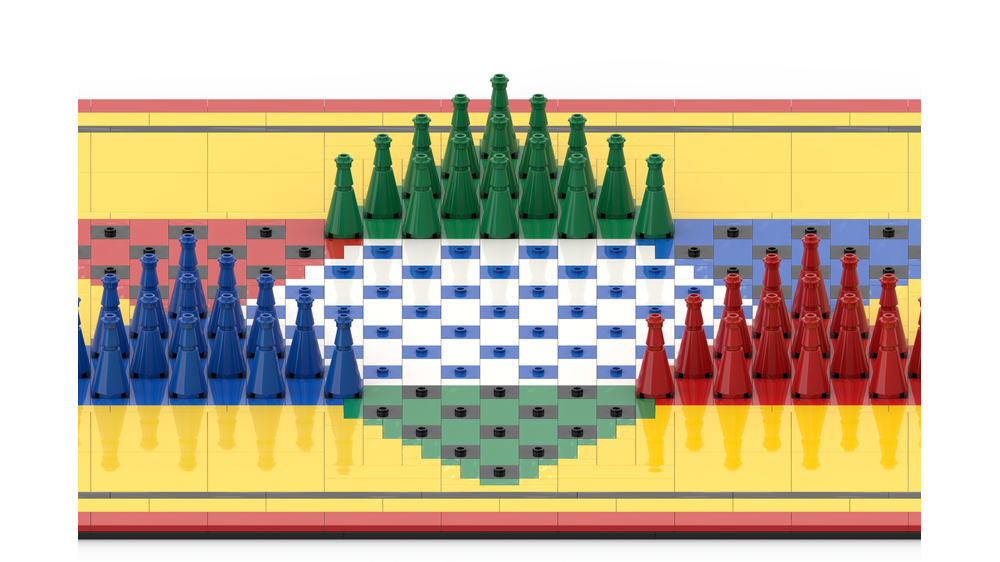 LEGO MOC Halma Boadgame by agribrixx | Rebrickable - Build with LEGO