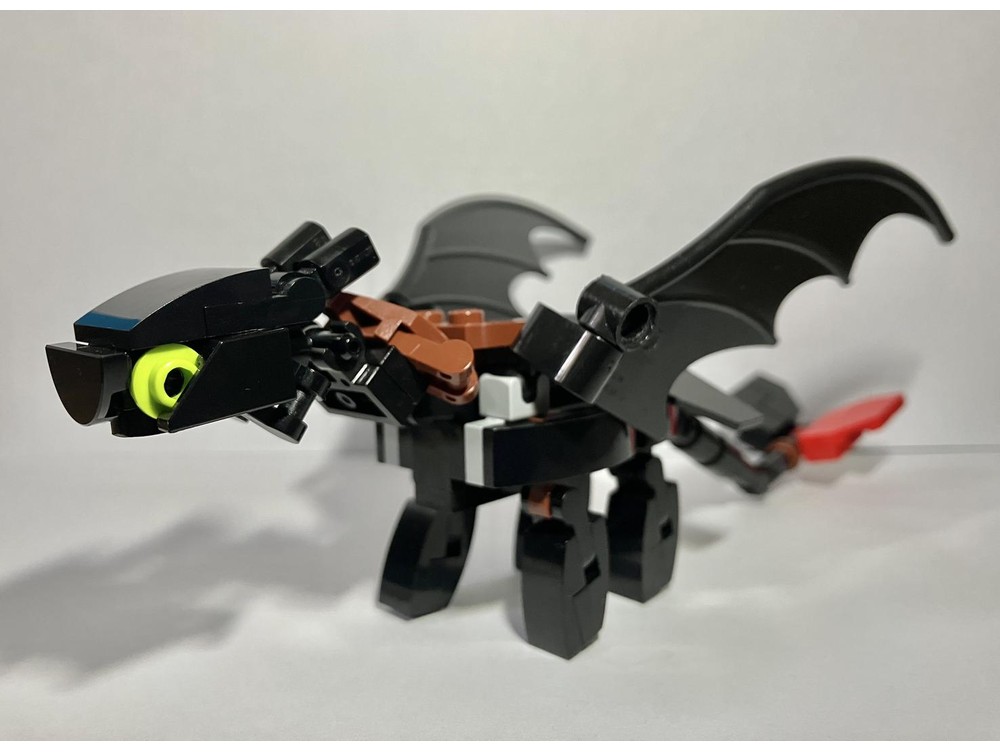 LEGO MOC Toothless by AceOfJades15 | Rebrickable - Build with LEGO