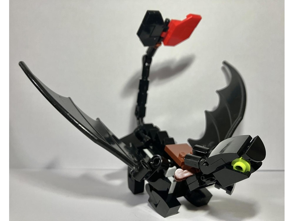 LEGO MOC Toothless by AceOfJades15 | Rebrickable - Build with LEGO