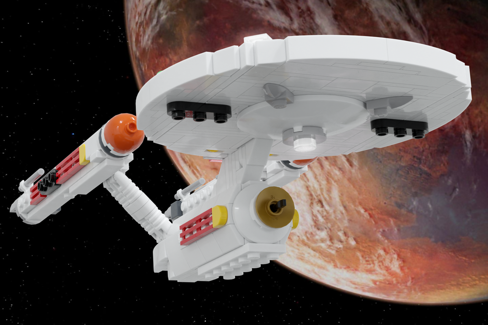 LEGO MOC-246652 Constitution class (Ent-D Scale) by Lilium Brick Yards ...